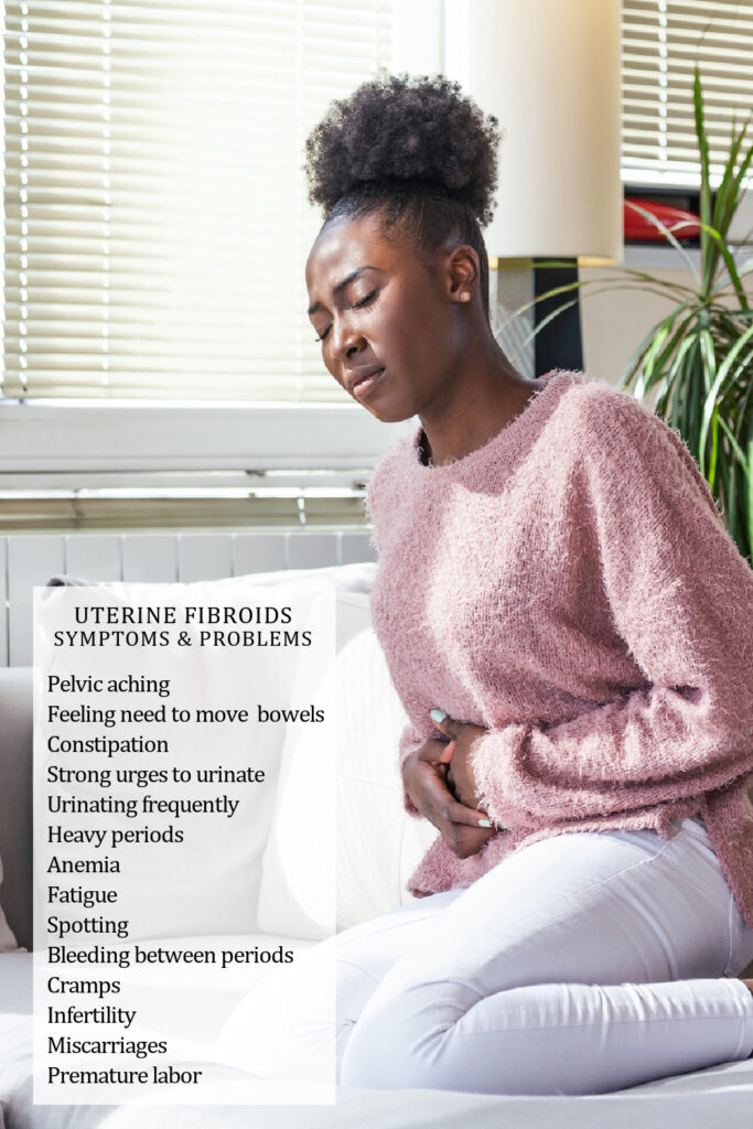 What are uterine fibroids, symptoms, causes, who gets them, different types & treatment options from endocrinologist/gynecologist GV Burke MD, Voorhees, NJ